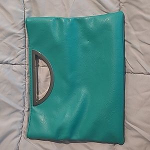Turquoise clutch